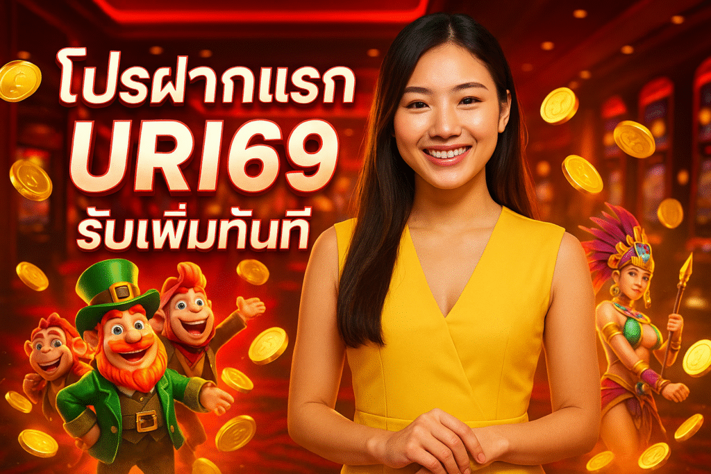 โปรฝากแรก URI69 รับเพิ่มทันที