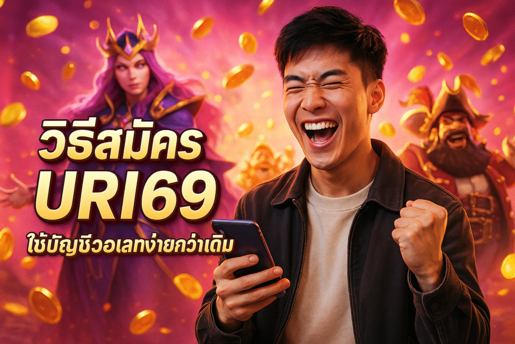 วิธีสมัคร URI69 ใช้บัญชีวอเลทง่ายกว่าเดิม